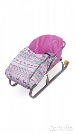 Новое сиденье-конверт для санок утеплённое