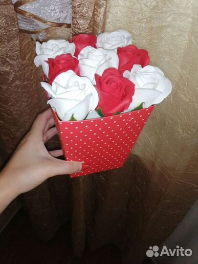 Букет цветов из мыла