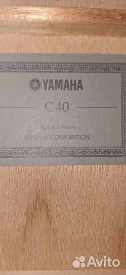 Гитара yamaha c40 индонезия