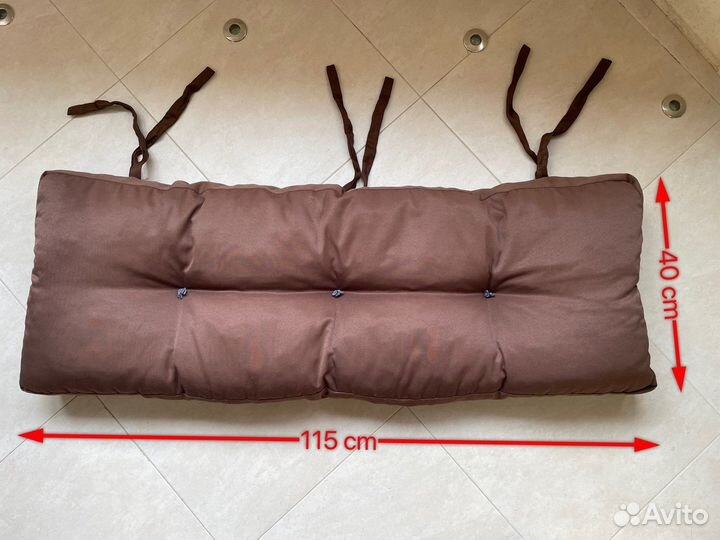 Сидушка с двумя спинками на завязках