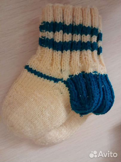 Теплые носки новые на 1- 2 года