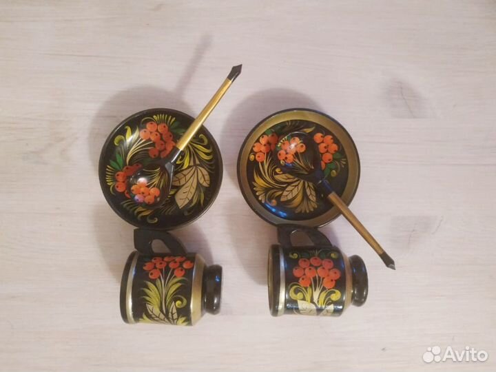 Хохлома пара с ложками
