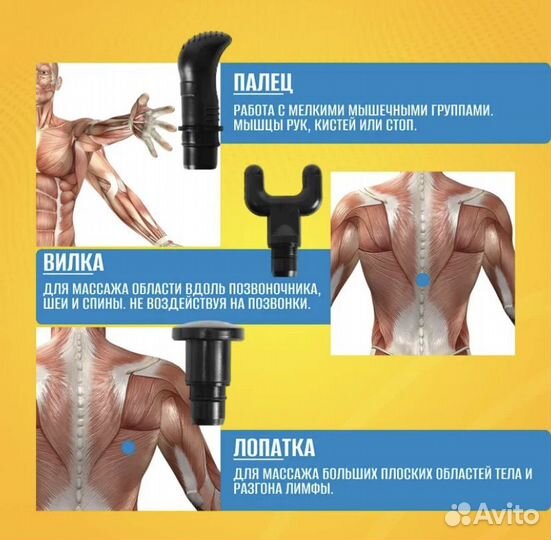 Перкуссионный массажер для тела