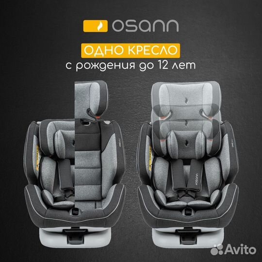 Автокресло детское Osann One360 Universe Grey