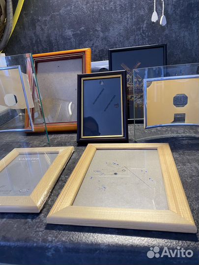 Рамка для фото металл, дерево икеа