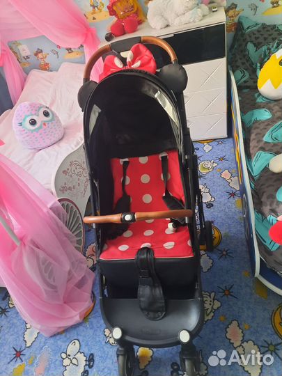 Прогулочная коляска мини маус