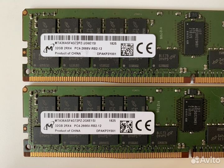 DDR4 32GB 2666 ECC REG