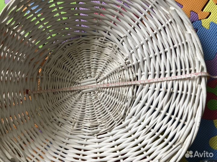 Корзина плетеная большая