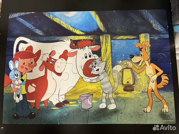 Пазлы детские крупные