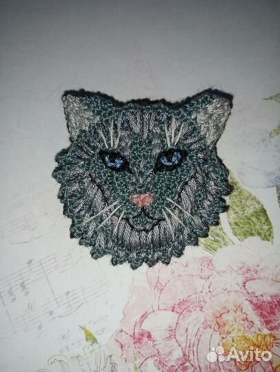 Коты воители брошь