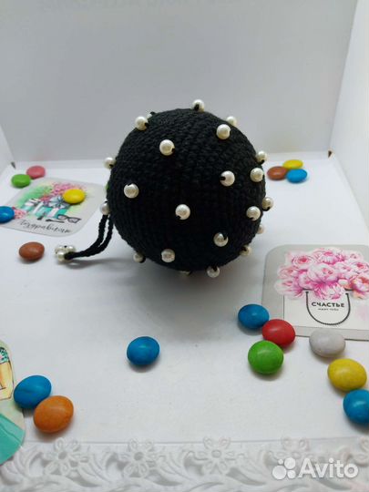 Набор новогодних шариков ручной работы