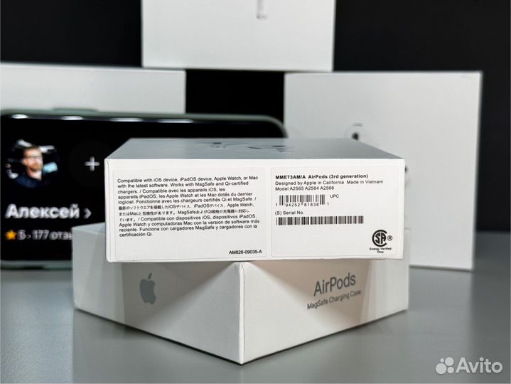 Наушники Apple AirPods 3 (Оригинал Новые)