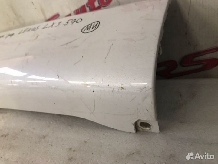 Накладка бампера задняя Lexus Lx 3 Рестайл 2