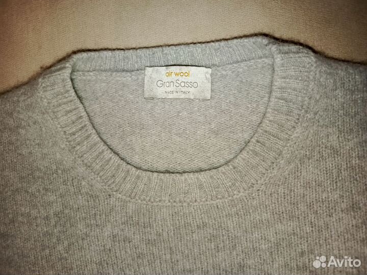 Gran sasso свитер шерсть air wool Италия