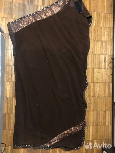 Попона для лошади коричневая