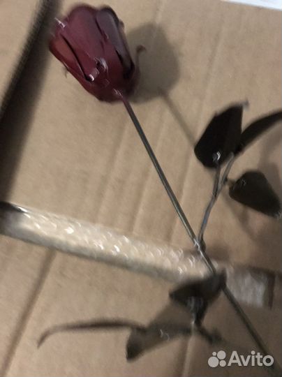 Роза из металла