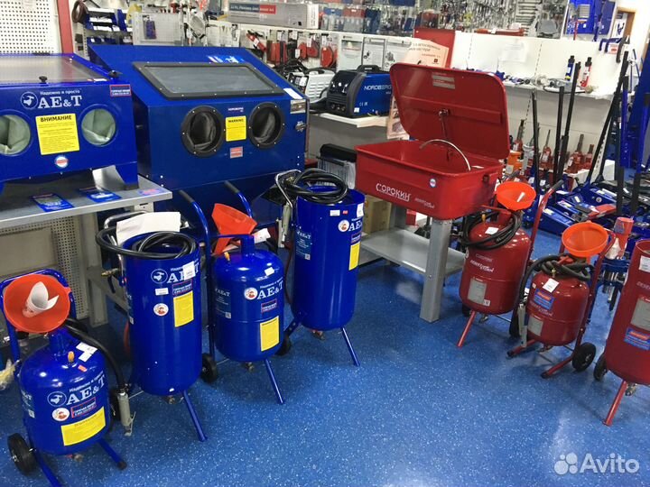 Мини-пескоструйная камера 90 литров