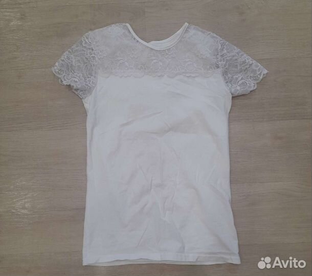 Блузка белая школьная 134- 140