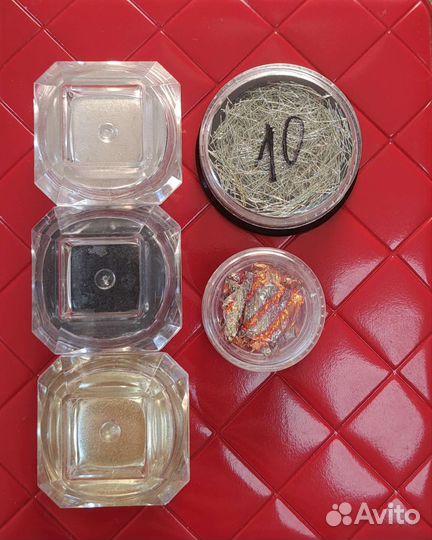 Втирка, поталь для маникюра