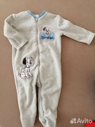 Комбенизон флисовый 3-6мес