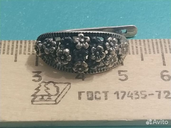 Серьги серебро СССР 925 молотобоец