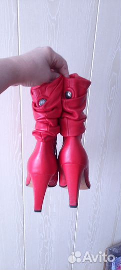 Ботильоны сапожки натуральная кожа 38