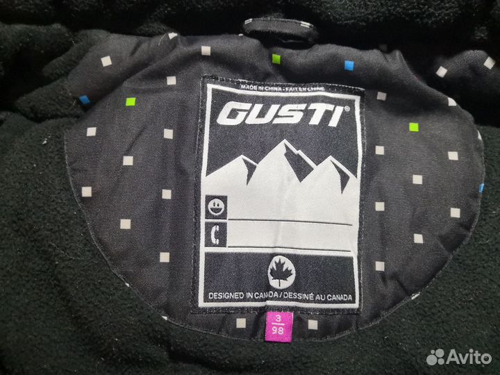 Зимний костюм для девочки Gusti 98-104
