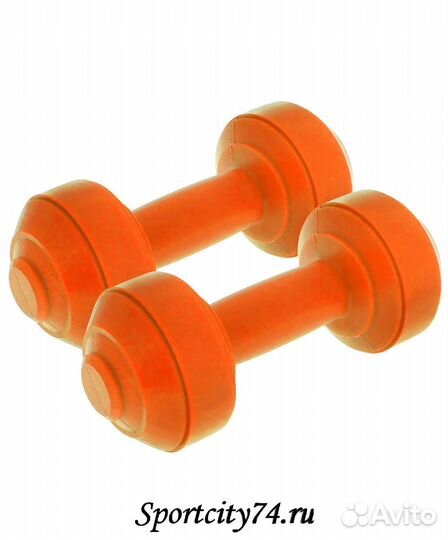 Гантели пластиковые европодвес (1 кг)