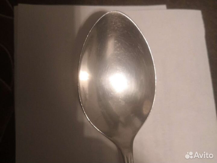 Ложка столовая серебро