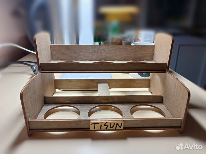 Подставка деревянная для чая и не только