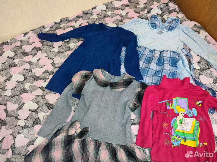 Детские вещи пакетом для девочек 2-3 года