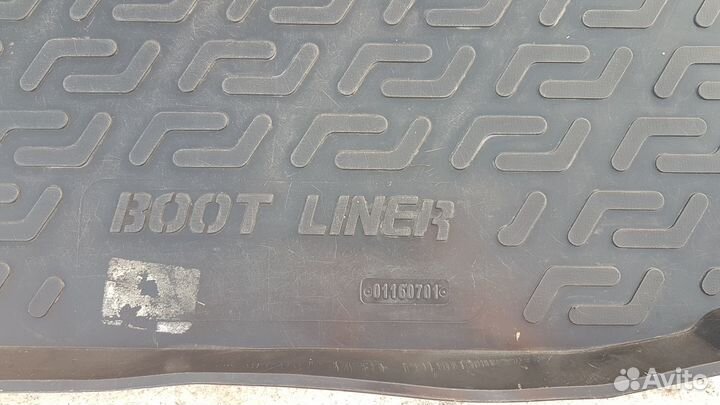 Коврик в багажник skoda rapid