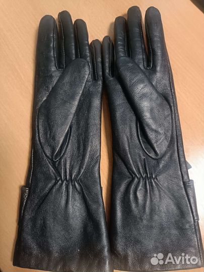 Перчатки женские натуральная кожа