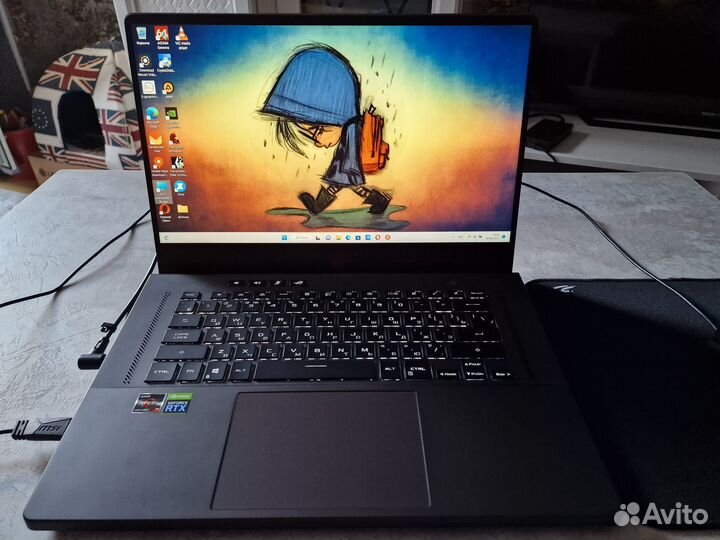 Игровой ноутбук Asus Rog Zephyrus с RTX 3080