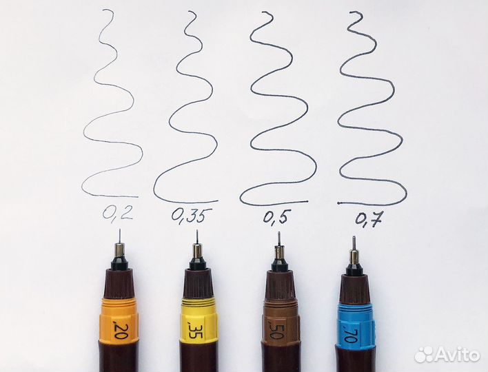 Изограф Rotring 0,2 / 0,35 / 0,5/ 0,7 и Тушь белая