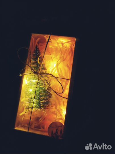 Новогодняя коробочка с ёлкой