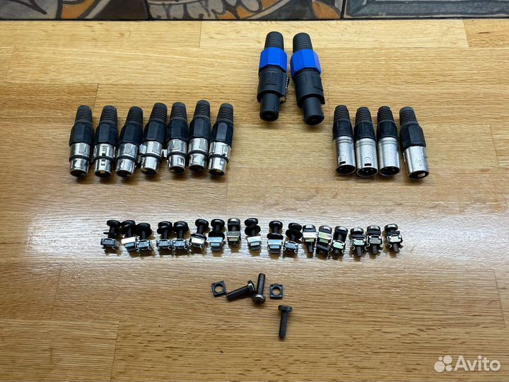 Разъмы XLR+ крепления