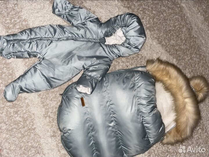 Зимний конверт на выписку