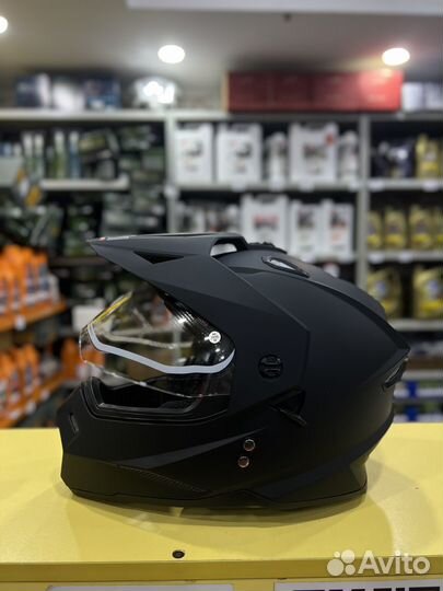 Мотошлем кросс AiM JK802 Black Matt(S,M,L,XL)