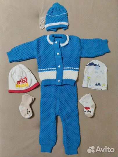 Одежда пакетом на мальчика 68-74