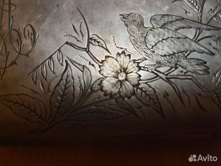 Портсигар серебряный 84 проба