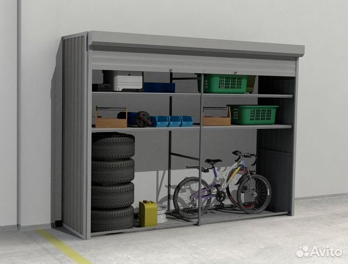 Роллетный шкаф на парковке