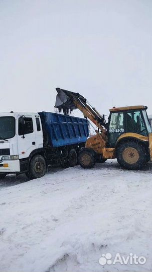 Уборка снега,Песок,Щебень Экскаватор Трактор