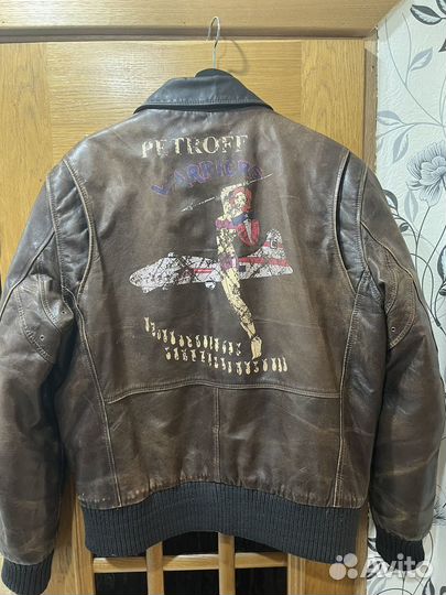 Кожаная куртка мужская petroff