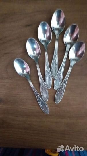 Кофейные ложки мельхиор