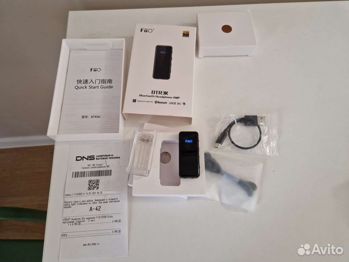 FiiO BTR3K Bluetooth цап усилитель наушников,aux