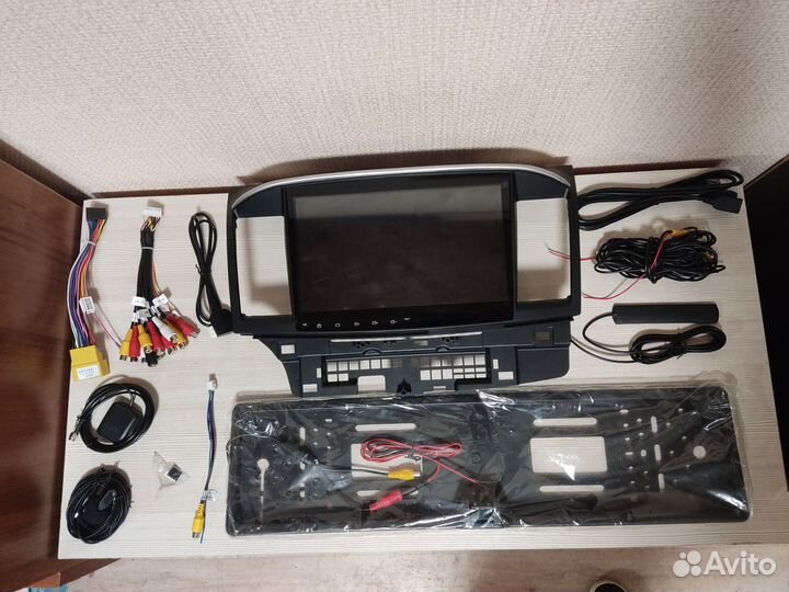 Магнитола android с рамкой для Mitsubishi Lancer X