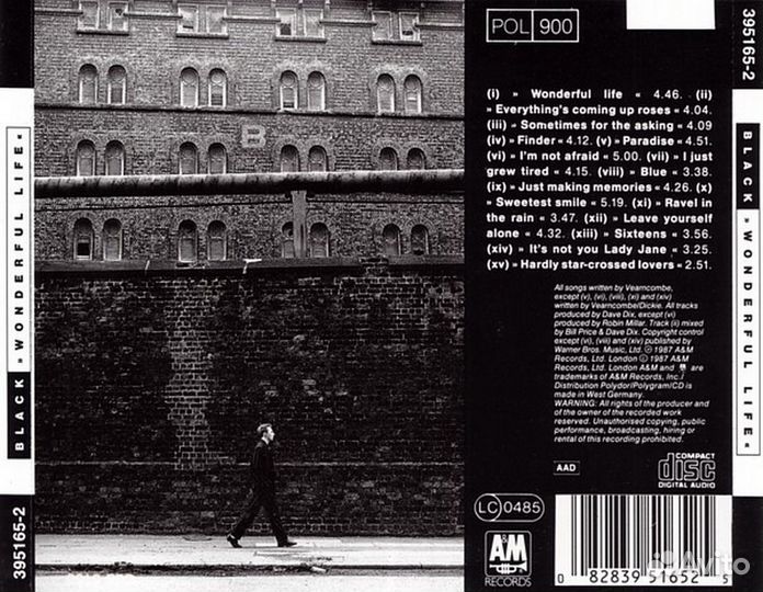CD диск Black – Wonderful Life (Germany)