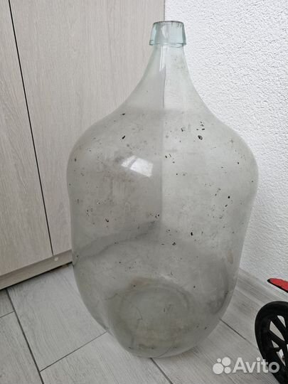 Бутыль стеклянная