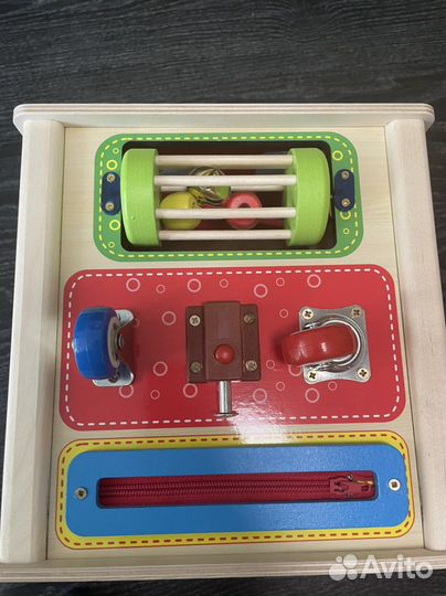 Новый Бизиборд бизикуб развивающий детский